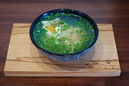 Суп куриный с лапшой