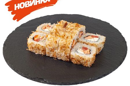 Бонито с обжаренной сёмгой