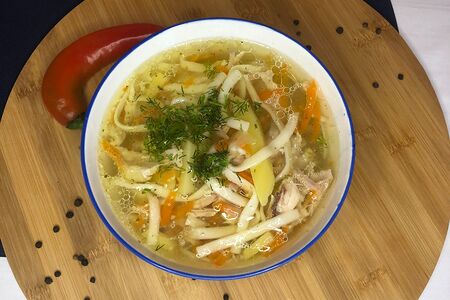 Суп куриный