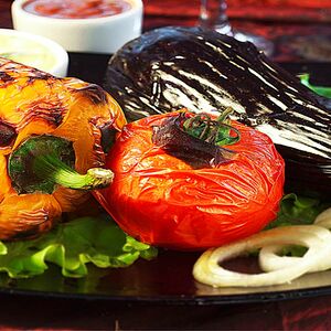 Овощи на мангале