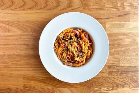 Паста с мортаделлой