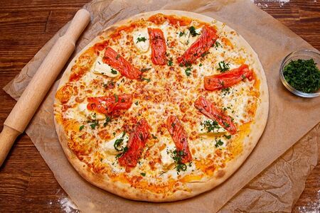 Пицца с Лососем