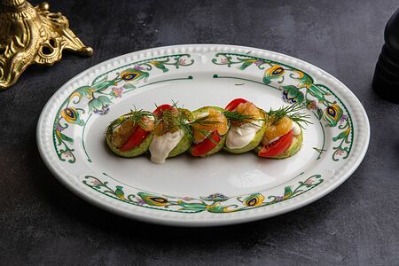 Кабачки с томатами