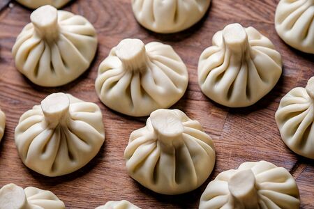 Хинкали с телятиной и бараниной