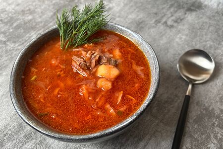 Борщ с мясом