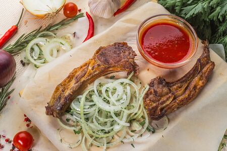 Шашлык из спинки ягненка