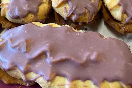 Печенье Суворовское с вареной сгущенкой и помадкой