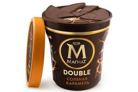 Мороженое Магнат DOUBLE Соленая карамель Пинта