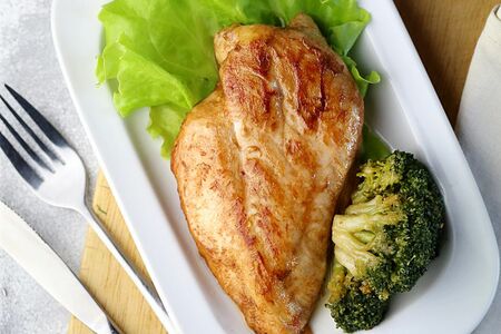 Куриная грудка на гриле