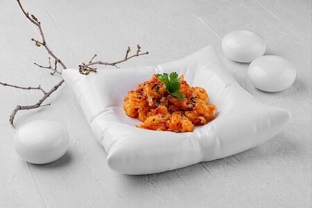 Попкорн из креветок в соусе Сладкий чили