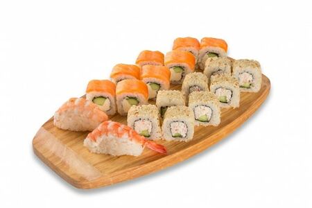 Лосось. Креветка. Краб