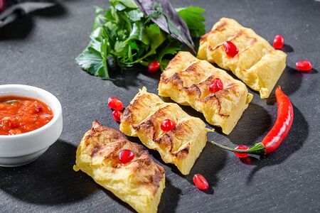 Люля-кебаб из картофеля