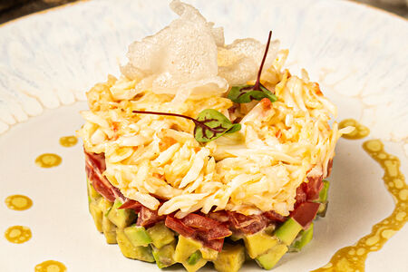 Салат с камчатским крабом