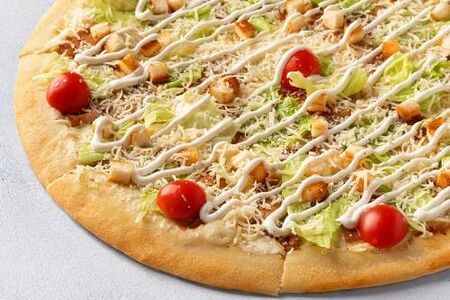 Пицца Цезарь 40 см на тонком