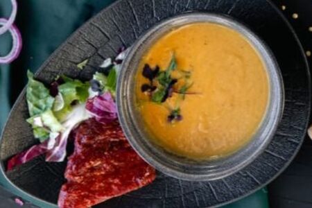 Чечевичный с копченостями