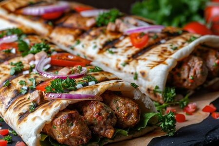 Люля кебаб в лаваше