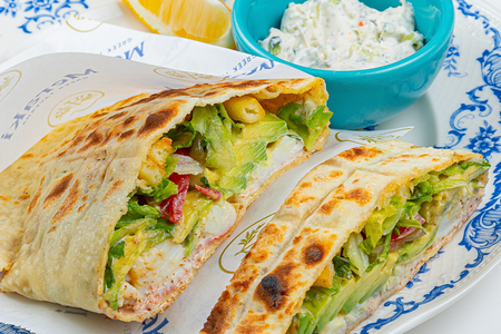 Гирос с крабом