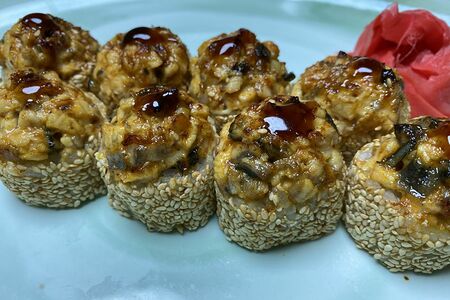 Запечённый ролл с угрём