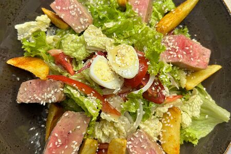 Салат с тунцом и картофелем