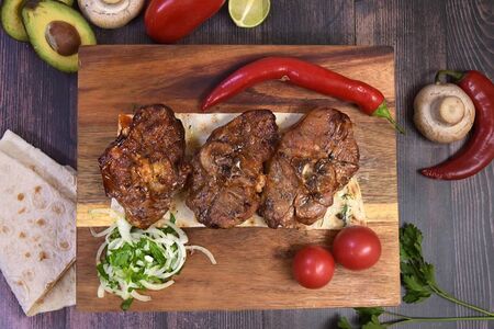 Шашлык из седла барашка