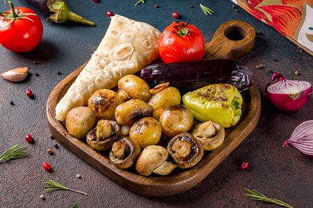 Ассорти овощей на мангале