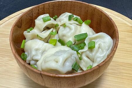 Пельмени со сметаной