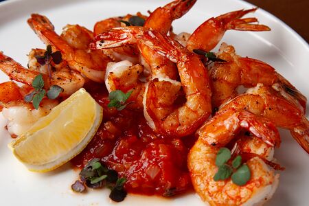 Креветки на гриле