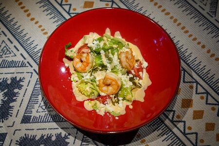 Салат Тихуана с креветкой