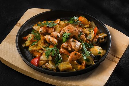 Жаркое с курицей 