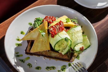 Вафля из фалафеля