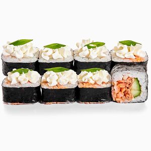 Ролл с лососем терияки 