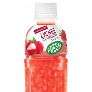 Fresh Личи-клубника с кусочками кокосового желе