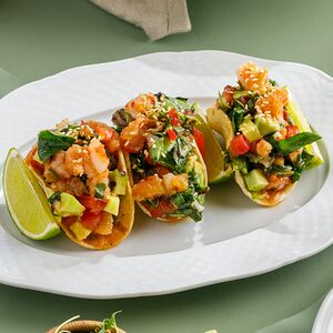 Тако с креветками