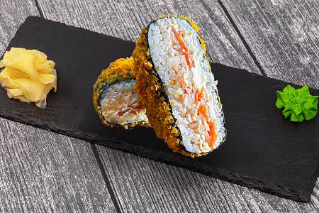 Ролл-бургер с лососем