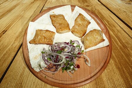 Шашлык из бараньего курдюка