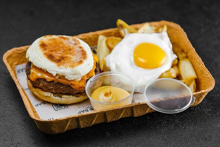 Meatbox №1 Мясной сэндвич с мраморной говядиной