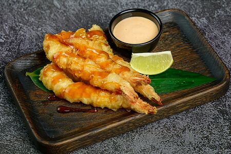 Креветки в темпуре