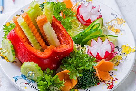 Овощные палочки для детей