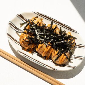 Такояки с снежным крабом Спайси