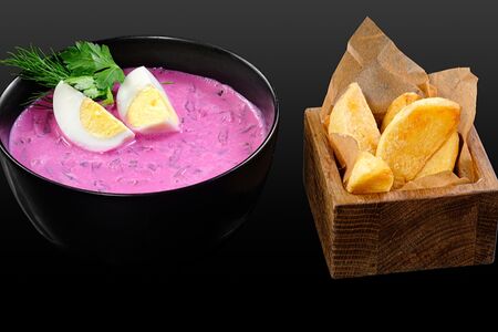 Холодный Литовский борщ