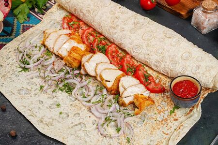 Бурум из куриного филе