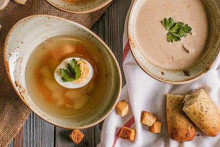 Куриный суп с лапшой