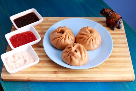 Буузы оленина, свинина