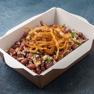 Фасоль с грецким орехом