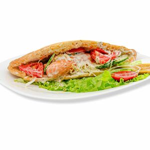 Хот-дог в булке с одной сосиской