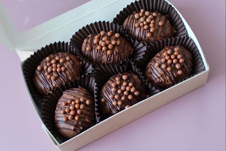 Набор пирожных Картошка в шоколаде с хрустящей вафлей