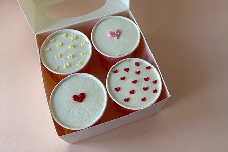 Набор Cake to go №2. Сникерс и Ваниль-клубника