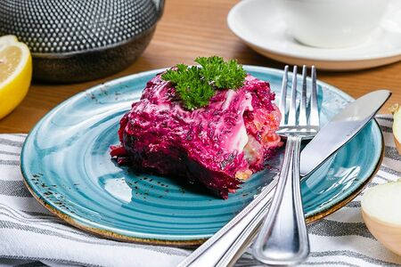 Салат Сельдь в тюбетейке