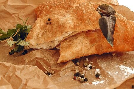 Чебурек Алиго с грибами