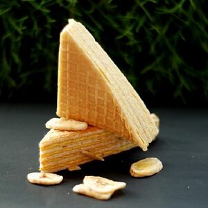 Вафли с банановой начинкой
